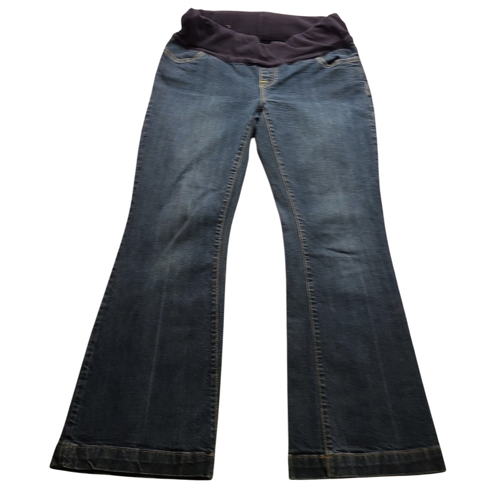 Gap Maternity Bootcut Jeans Medium Wash Blue Full Belly Panel Women's Pants NWOT